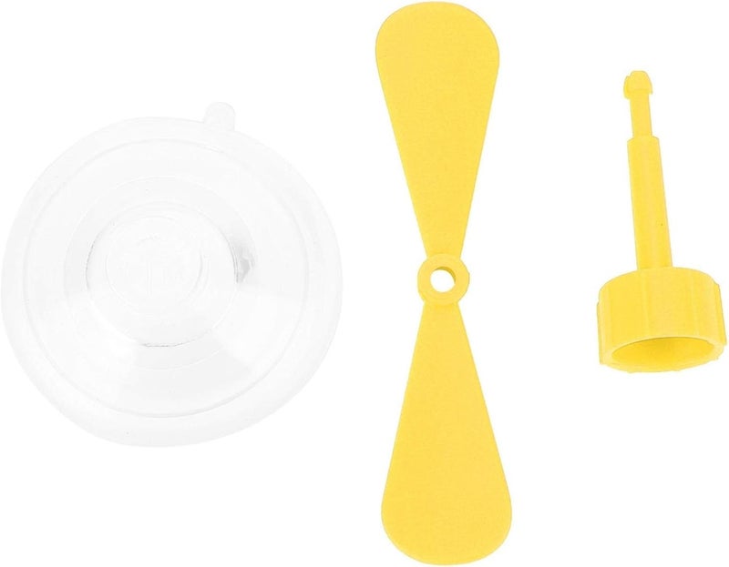 Aramox Bike Helmet Propeller Decorative Helmet Suction Cup Rubber and Plastic Motorcycle Helmet Propeller Rubber  PlasticYellow - Image 5