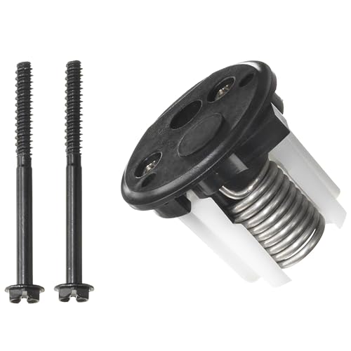 Halotronics 385310683 Compatible Replacement for Dometic Toilet Spring Cartridge Kit with Black End Cap, for EcoVac, 5000-series (Except 5006), Traveler 110 and 210 Series RV Toilets - Image 1