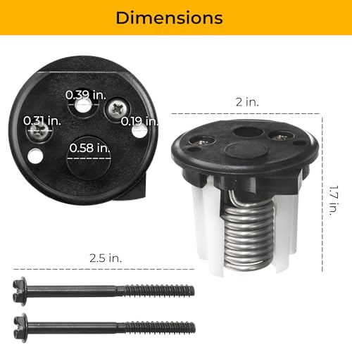 Halotronics 385310683 Compatible Replacement for Dometic Toilet Spring Cartridge Kit with Black End Cap, for EcoVac, 5000-series (Except 5006), Traveler 110 and 210 Series RV Toilets - Image 5