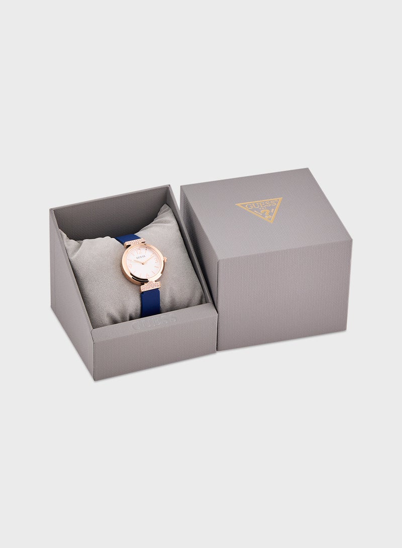 GUESS Array Silicone Strap Analog Watch  - Image 5