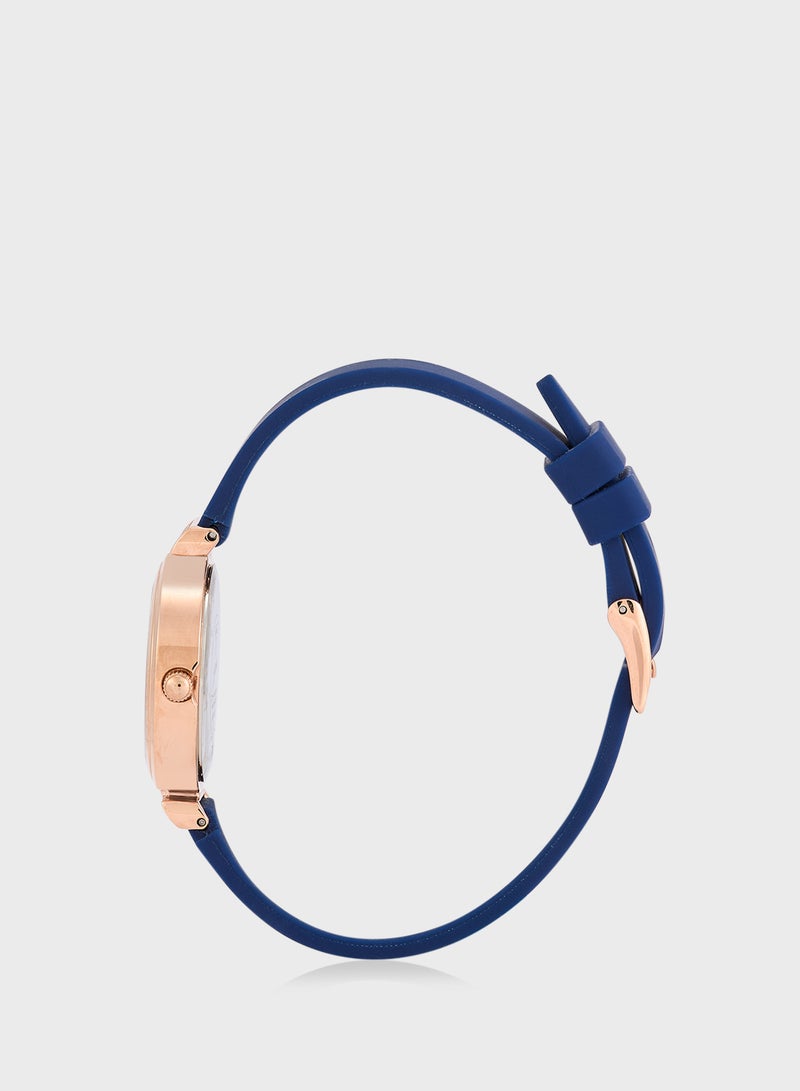 GUESS Array Silicone Strap Analog Watch  - Image 3