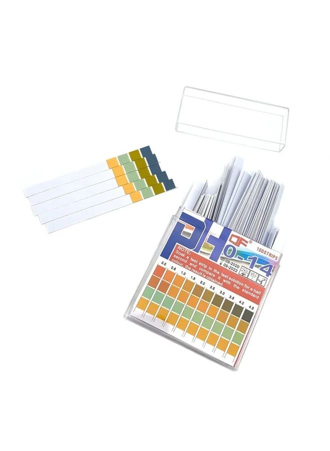 100 Count PH Test Strips 0 14 For Drinking Water Food Pools Aquariums And Soil - Image 2