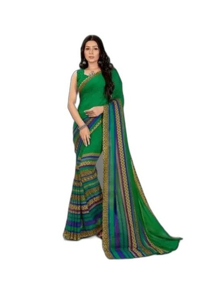 Trendy Lightweight Georgette Saree with Chiffon Touch and Wedding Print  - Image 2