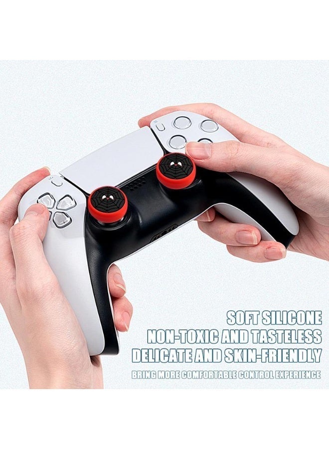 شابية 8 قطع من غطاء قبضة الإبهام من السيليكون لجهاز بلاي ستيشن 5 PS4 X box Series XS ملحقات وحدة تحكم عصا التحكم في الألعاب أغطية قبضة عصا التحكم - Image 4