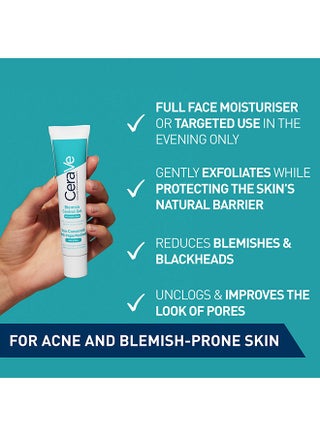 Blemish Control Gel Facial Moisturiser For Acne & Blemishes with Glycolic Acid and Lactic Acid AHA/BHA 40ml - view 5