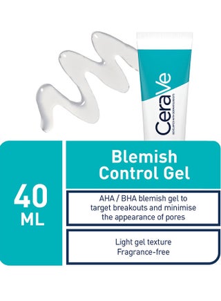 Blemish Control Gel Facial Moisturiser For Acne & Blemishes with Glycolic Acid and Lactic Acid AHA/BHA 40ml - view 3