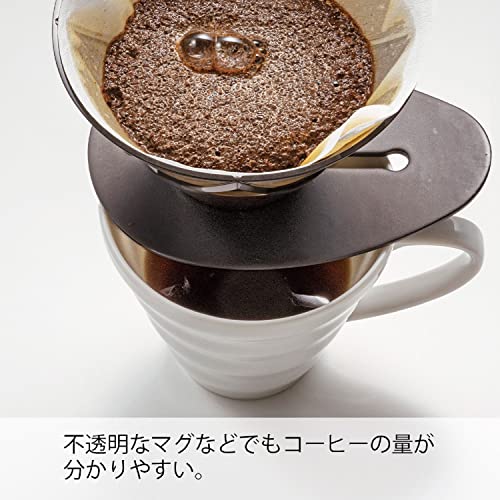 Hario V60 "Mugen" Plastic Coffee Dripper, Size 02, Clear Black - Image 3