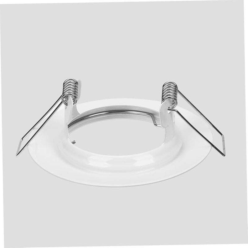 White Recessed Light Trim Ring Cover Easy Installation Compatible with LED Spotlights - Image 5