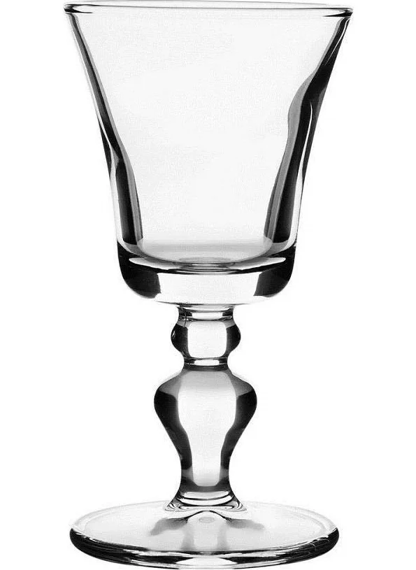 Paşabahçe Victoria Set of 6 Footed Liquor Glasses Plain