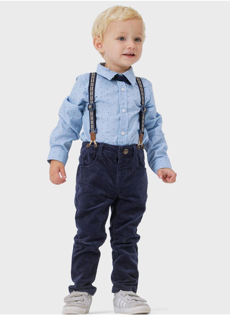NAME IT - Kids Regular Fit Shirt With Bowtie - Image 1