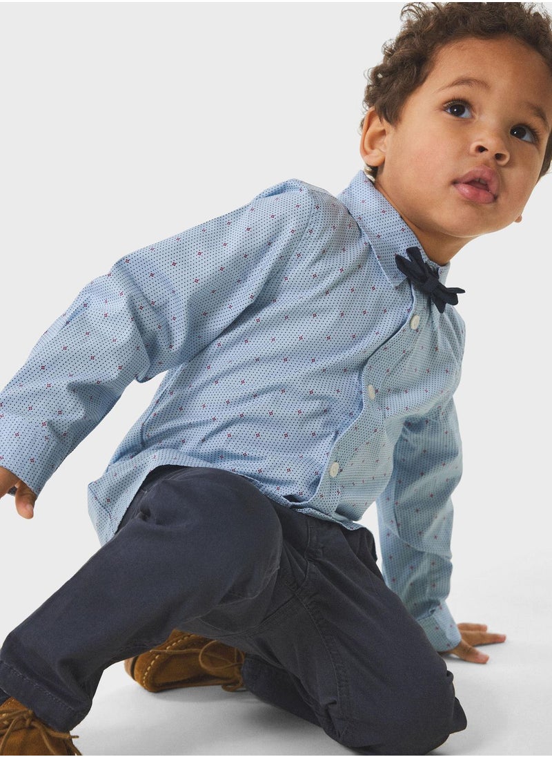 NAME IT - Kids Regular Fit Shirt With Bowtie - Image 1