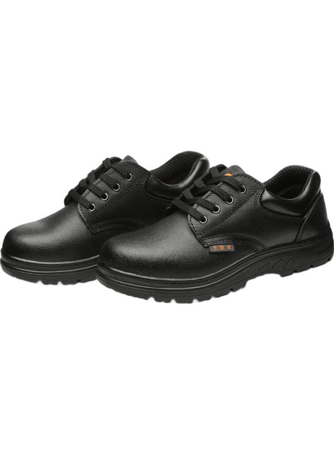 Old housekeeper Old Steward Men'S Safety Shoes Anti-Smashing Anti-Piercing Steel Toe Cap Steel Bottom Plate Rubber Sole Wear-Resistant Cowhide Functional Shoes 088 43 - Image 2