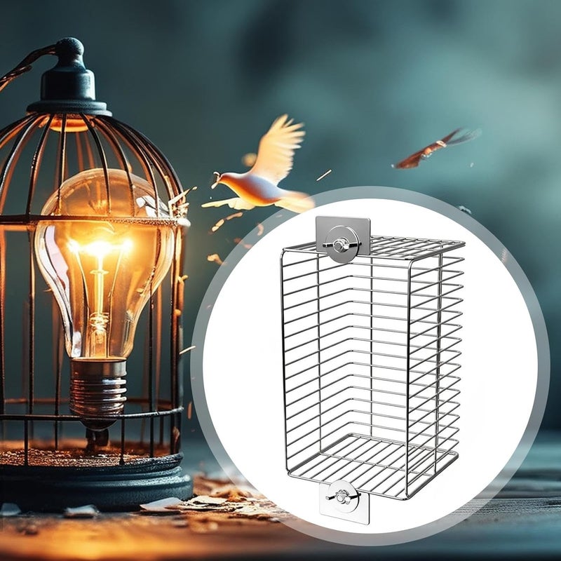 Reptile Lamp Cover Anti Scald Bracket Cage Enclosure Cage Protector Heating Lamp Lampshade Reptile Heater Guard for - Image 2