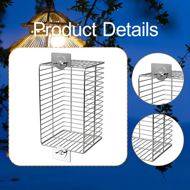 Reptile Lamp Cover Anti Scald Bracket Cage Enclosure Cage Protector Heating Lamp Lampshade Reptile Heater Guard for - Image 4