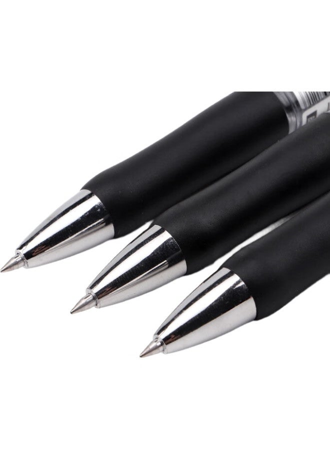 Baoke A35 0.5Mm Black Retractable Gel Pen, Office Signing Pen, Bullet Tip Pen, 12 Pens/Box - Image 2