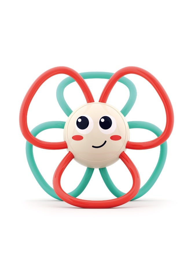 هولا Hola Sunflower Orchestra Rattle Baby Teether Activity Toy, Teething Relief, Easy to Grasp, Fine Motor Skills, Bright Colors, Sensory Toys, Baby Toys, Baby Teether, Baby Rattle, Animal Rattle 3M+ - Image 1