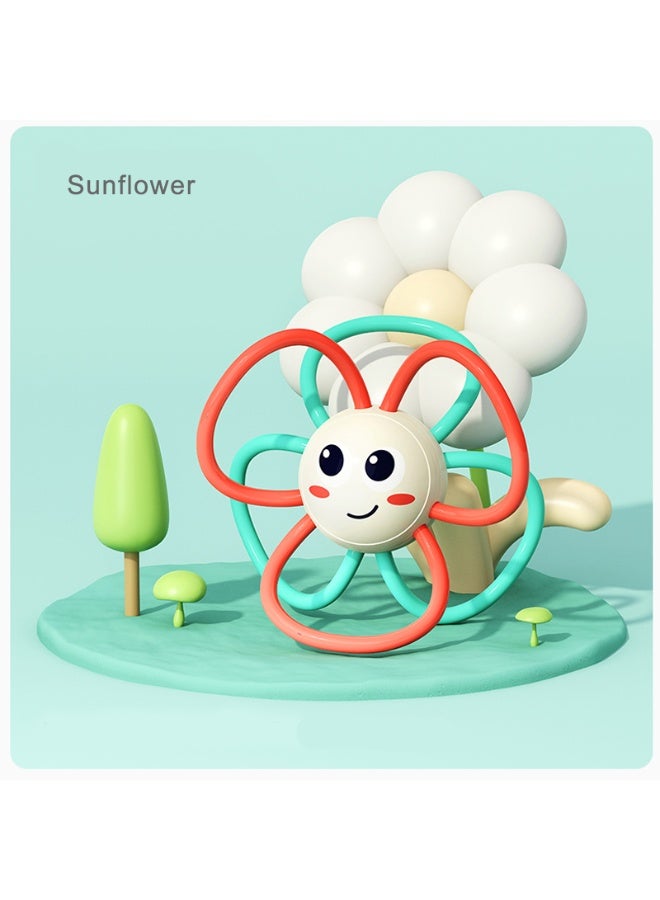 هولا Hola Sunflower Orchestra Rattle Baby Teether Activity Toy, Teething Relief, Easy to Grasp, Fine Motor Skills, Bright Colors, Sensory Toys, Baby Toys, Baby Teether, Baby Rattle, Animal Rattle 3M+ - Image 2