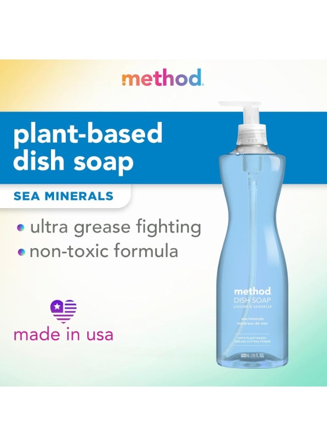 Method Dish Soap, Sea Minerals, Tough on Grease, 18 Fl Oz (Pack of 1) - Image 2
