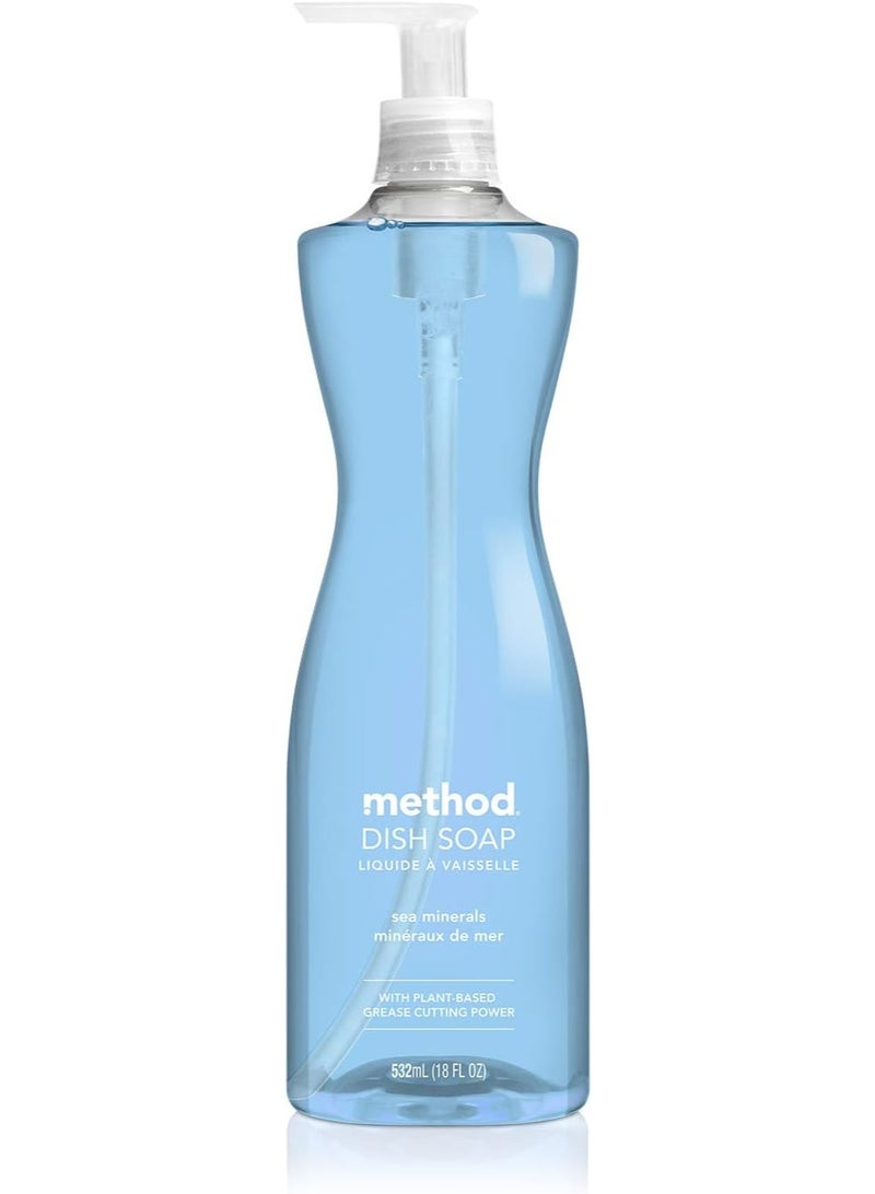 Method Dish Soap, Sea Minerals, Tough on Grease, 18 Fl Oz (Pack of 1) - Image 1