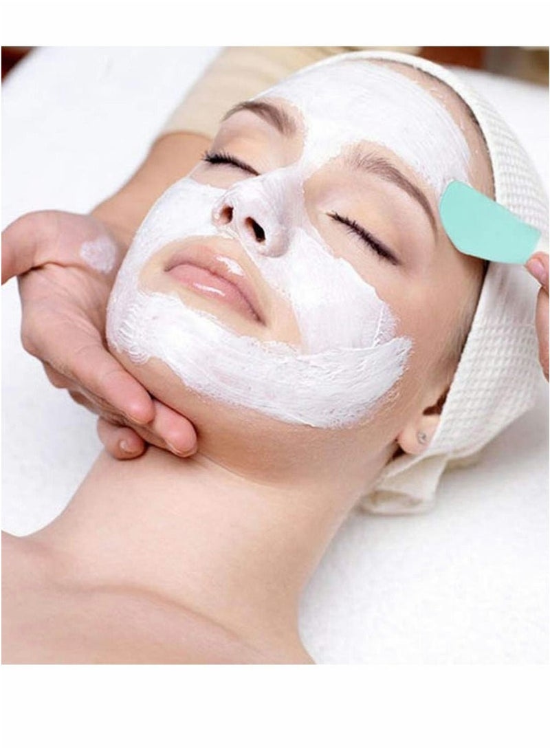 Generic 2PCS Double Head Manual Facial Mask Applicator for Gentle Exfoliating Silicone Face Brushes,Soft Silicone Face Cleansing Scrubber Manual Face Wash Brush Skin Care Exfoliating Deep Cleansing, Pink, Green  - Image 5