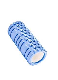 WENBO Yoga Foam Roller Self Massage Exercise, Back, Leg, Body Starching Physical Therapy (33cm L) (Blue)  - Image 1