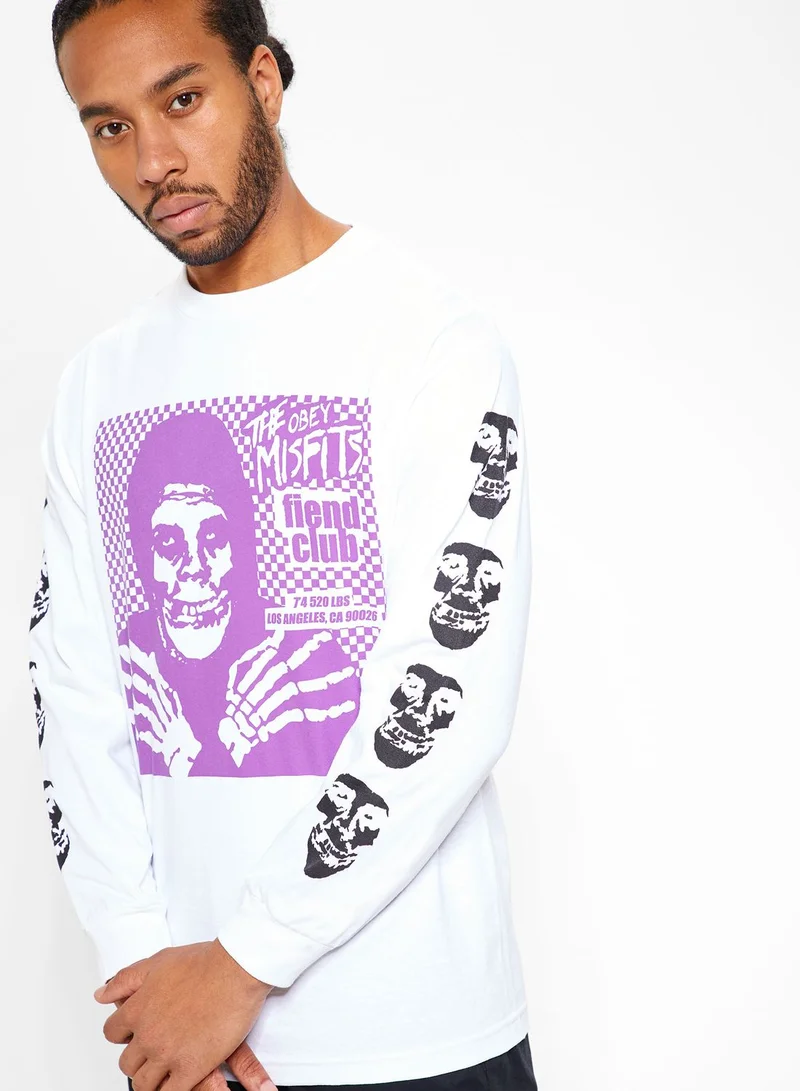 OBEY Misfits Fiend Club Hallow T-Shirt