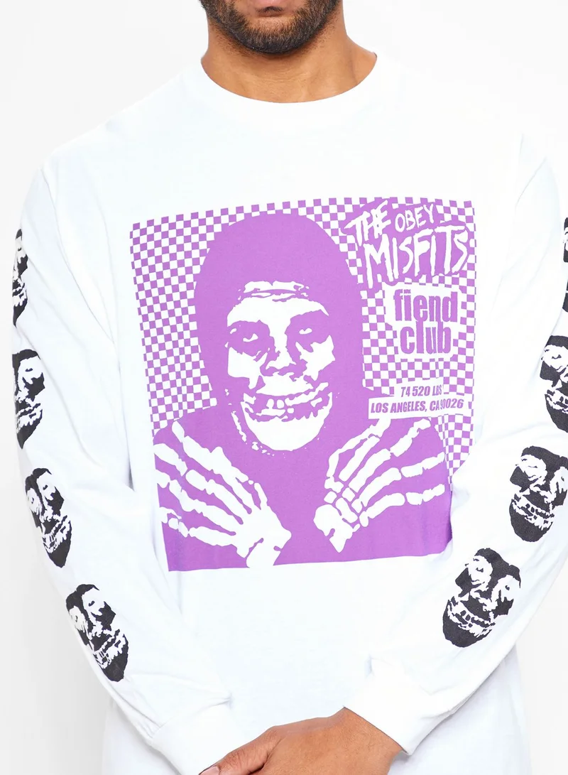 OBEY Misfits Fiend Club Hallow T-Shirt