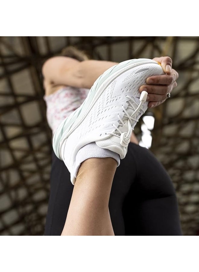 Lock Laces - Elastic No Tie Shoelaces, One Size Fits All, for Kids and Adults, Elastic No Tie Shoe Laces -Sold White - Image 3