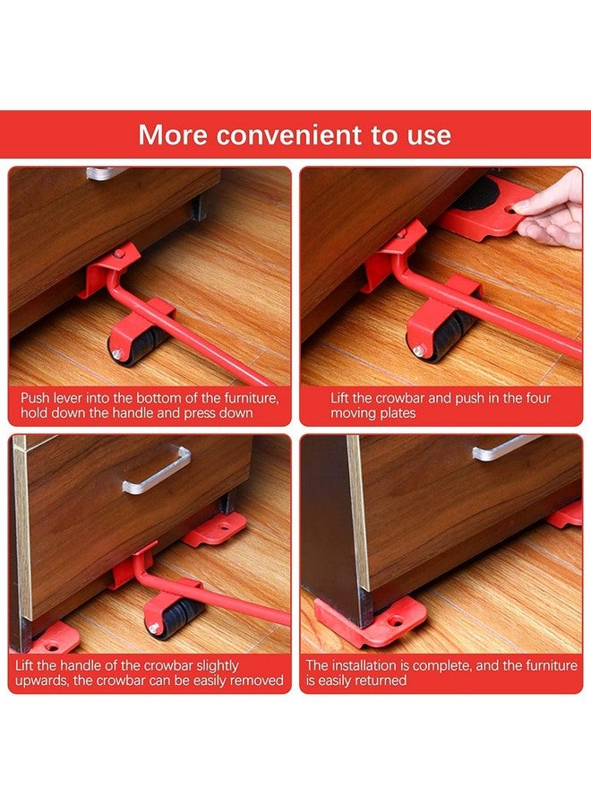 ديلشور مجموعة أدوات نقل الأثاث الثقيلة Dealsure، أدوات نقل الأثاث الدوارة 360 درجة، مجموعة عجلات نقل الأثاث، إعادة تصميم مساحة المعيشة الخاصة بك - Image 5