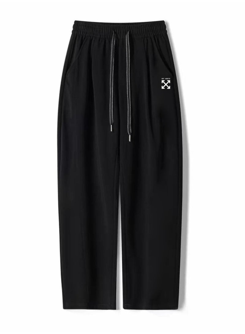 أوف-وايت OFF-WHITE Straight pants for men and women in autumn loose casual sports pants - Image 3