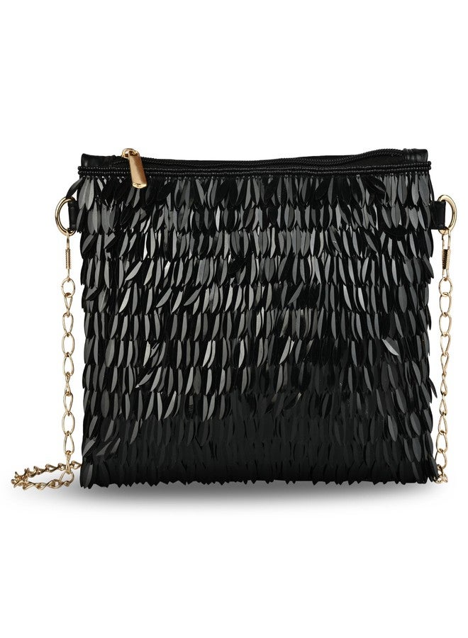MARKQUES Hand Embellished Sling Bag | Handcrafted Girls Purse with Cross Body Chain. - Image 1