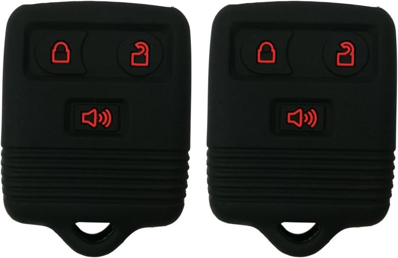 Coolbestda 2Pcs Rubber Key Fob Protector for Ford Vehicles - Image 1