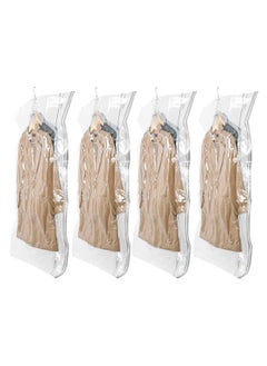 Hanging Vacuum Storage Bags Space Saving Clothes Bags 4 Pack Long 53x27.6 inches Vacuum Sealed Storage Bags Clothes Bags Dress Coats or Jackets Wardrobe Organizers and Storage - pzsku/ZAB7AEE1806A553ACF8B6Z/45/_/1739341330/ad18dfba-327b-418b-813b-8998ab44b38e