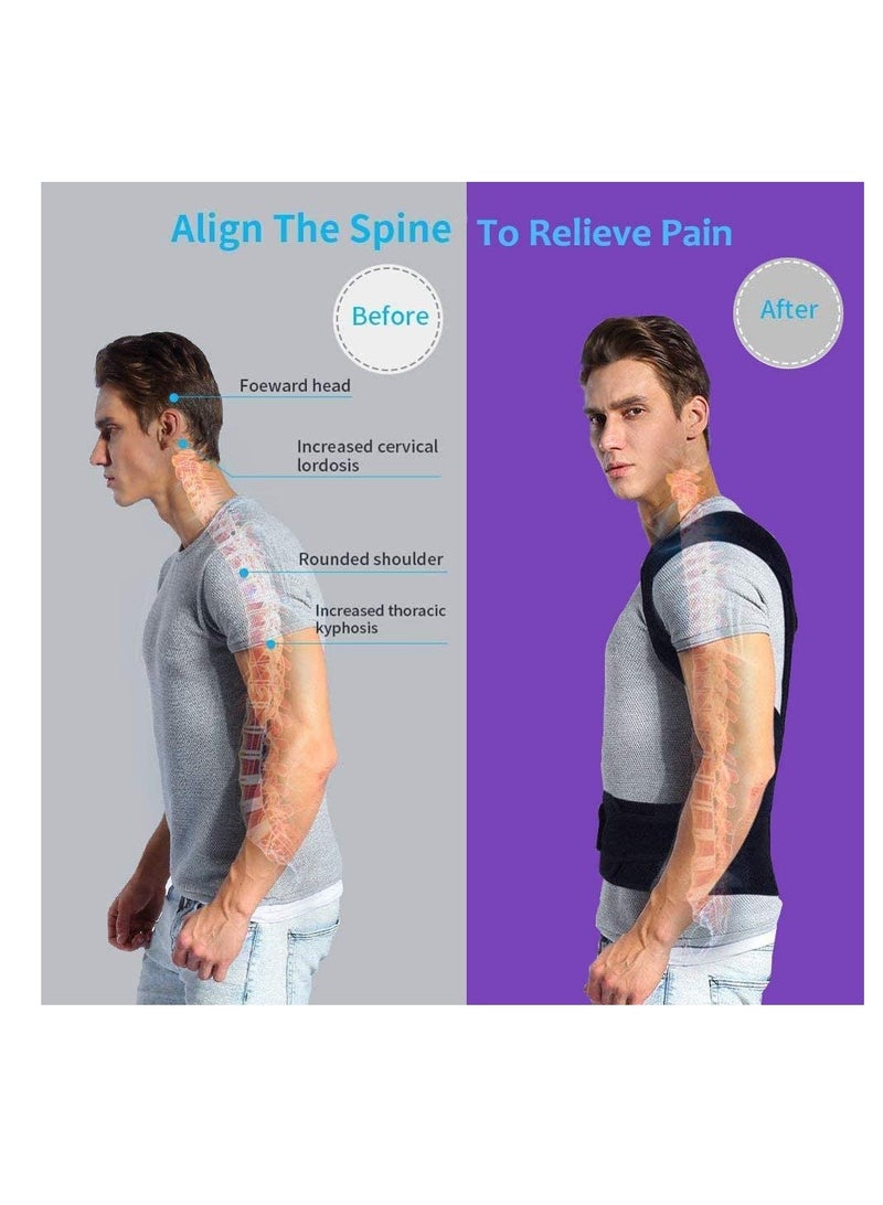 SOLARAE Back Brace Posture Corrector for Women and Men Back Lumbar Support Shoulder Posture Support for Improve Posture Provide and Back Pain Relief - Image 5