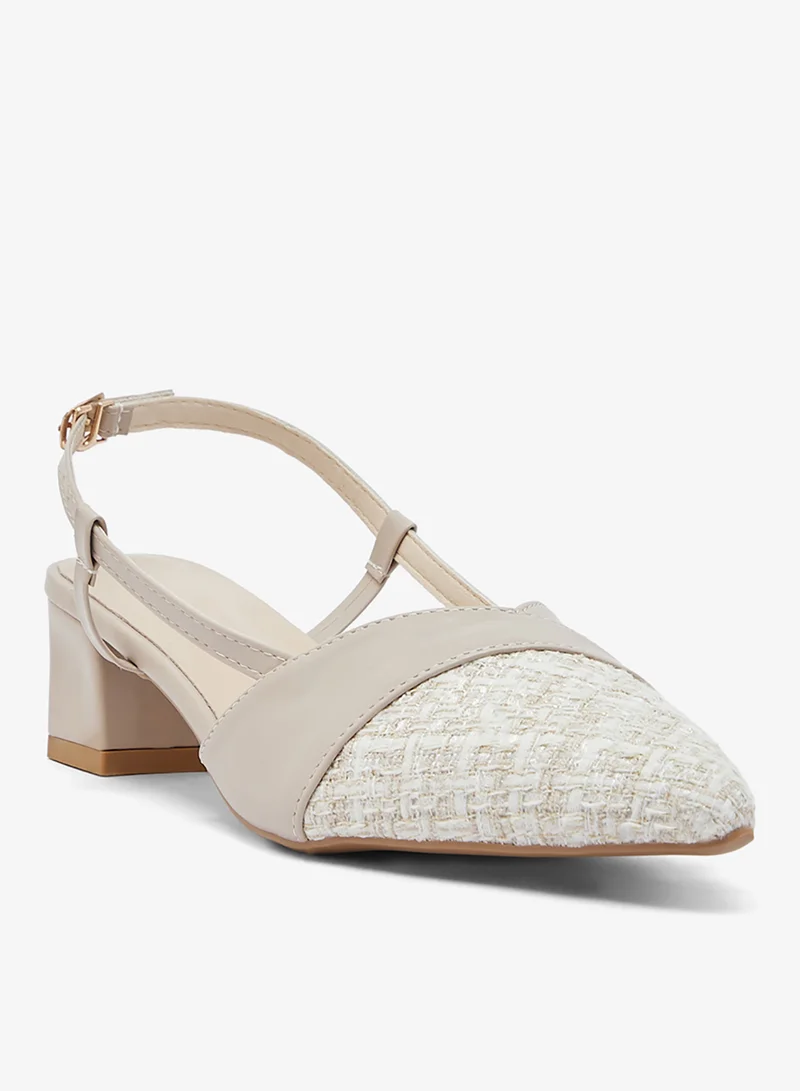 جينجر Sling Back Pumps