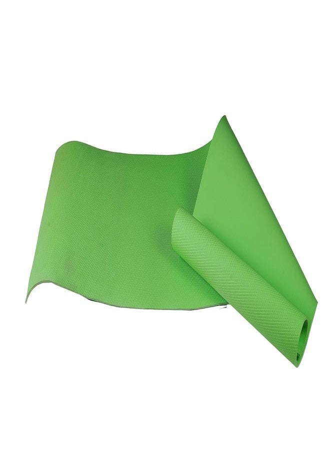 WARISI@ Yoga Mat for Man & Woman 6mm Eco Friendly Anti-Slip Tpe Yoga Mat Extra Thick,With Alignment Guide & (72x24 Inches) Home,Gym,Workout,Exercise Mat Women & Men- Without Carry Strap. (Parrot Green 6mm) - Image 3