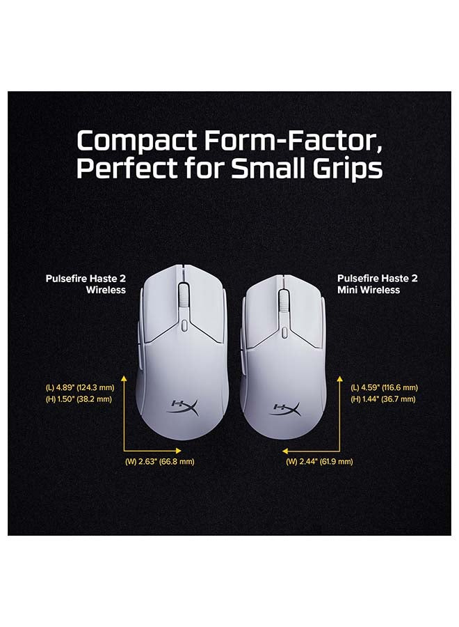 HyperX Pulsefire Fuse Wireless Gaming Mouse, Ambidextrous Lightweight 75g, Pixart PAW3311 Sensor Up to 12,000 DPI, Dual Wireless 2.4GHz & Bluetooth, 85-Hour Battery Life, RGB Lighting, Black | A1KY6AA - Image 2