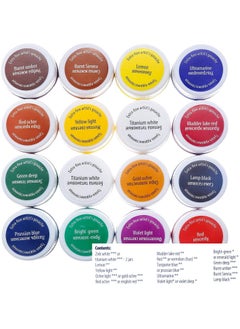 Master Class Nevskaya Master Class Professional Gouache Colors Palitra Paints -16 x 20 ml Jars  - Image 2
