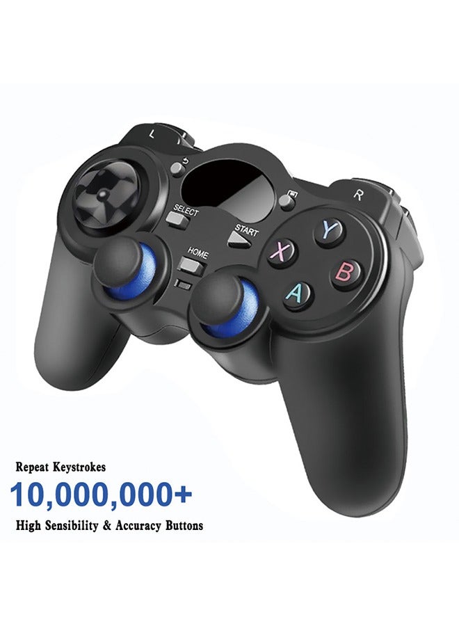 USB Wireless Gaming Controller Gamepad for PC/Laptop Computer(Windows XP/7/8/10)  PS3  Android  Steam - 【Blue】  - Image 3
