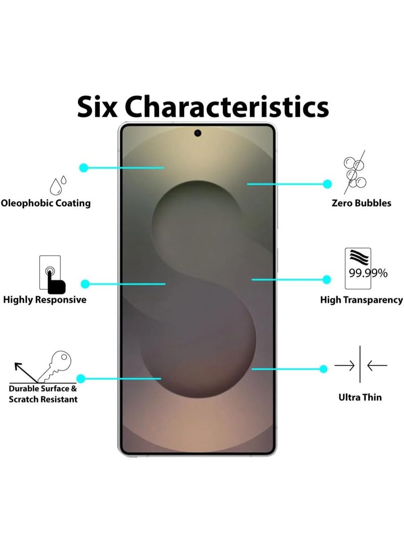 Denx Screen Protector for Samsung Galaxy S25 Ultra 6.9inches,Anti-Scratch,High Transparency,Anti-fingerprint,Bubble-Free,Dust-Free Premium Screen Protector Tempered Glass - Image 2