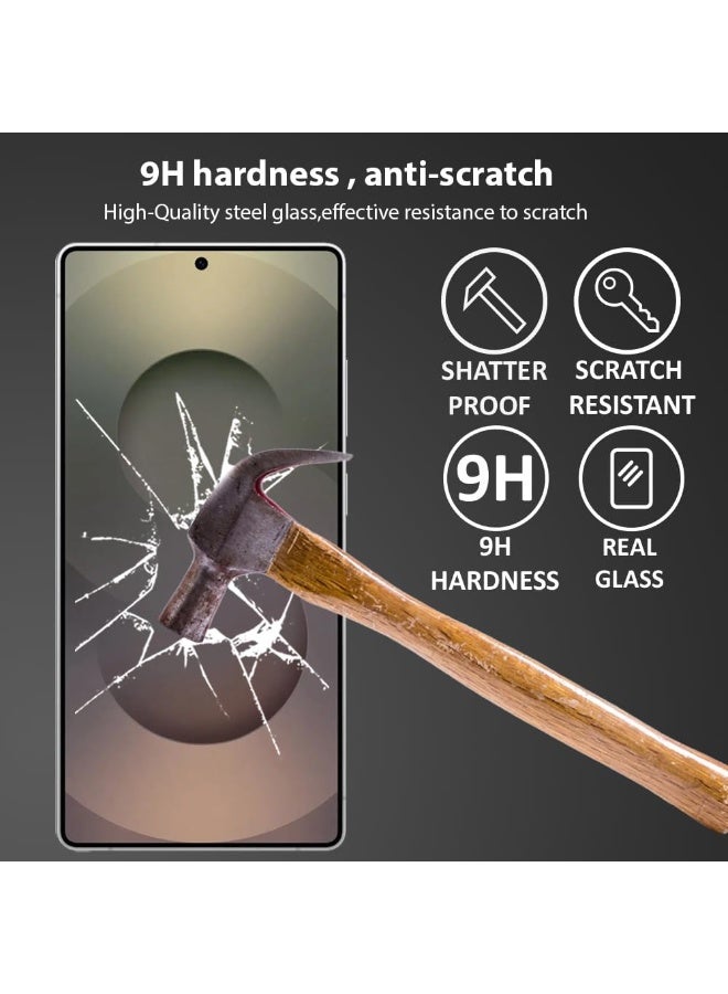 Denx Screen Protector for Samsung Galaxy S25 Ultra 6.9inches,Anti-Scratch,High Transparency,Anti-fingerprint,Bubble-Free,Dust-Free Premium Screen Protector Tempered Glass - Image 4