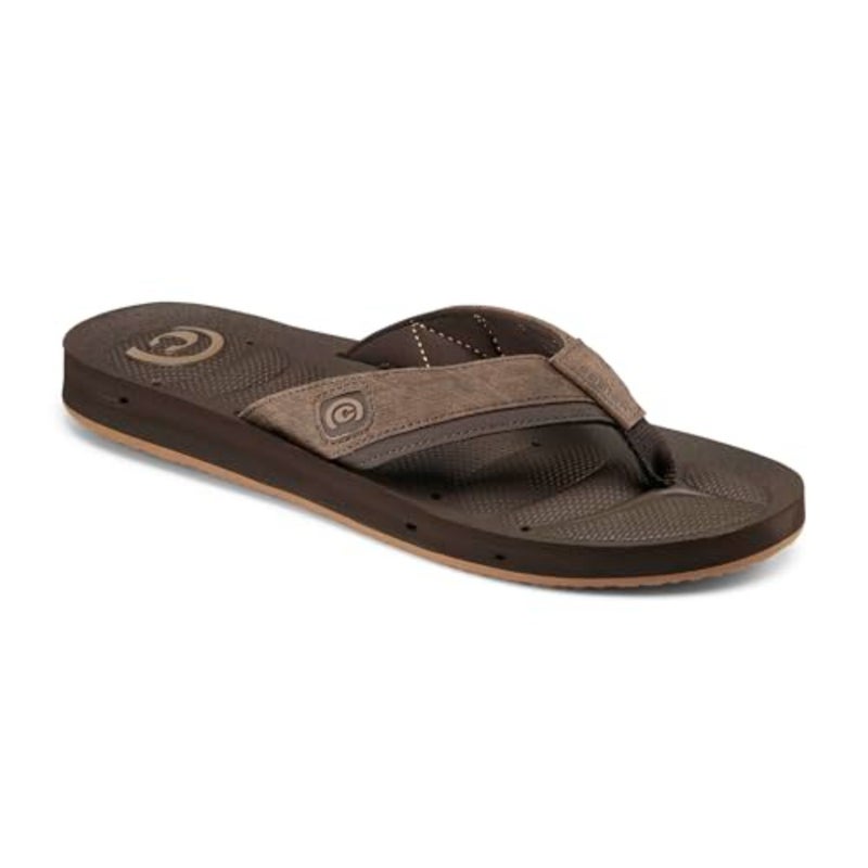 Cobian DRAINO Men's Flip Flop for beach and pool use, EVA foam material, black color, lightweight and quick-drying design - Image 1