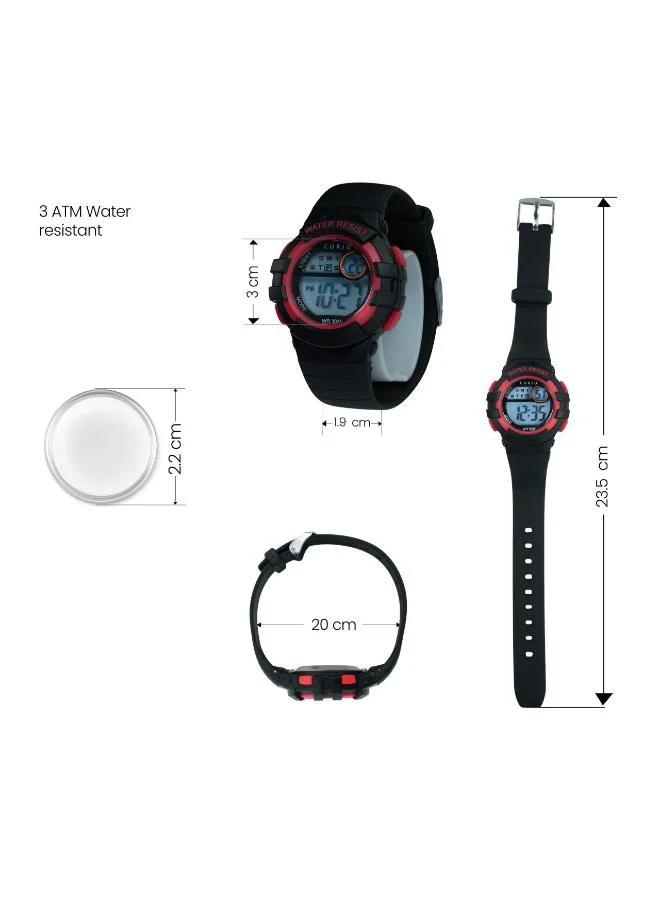 Curio  Kids's Plastic Digital Watch CU-8206L-7 - 34 mm  | Best Price UAE