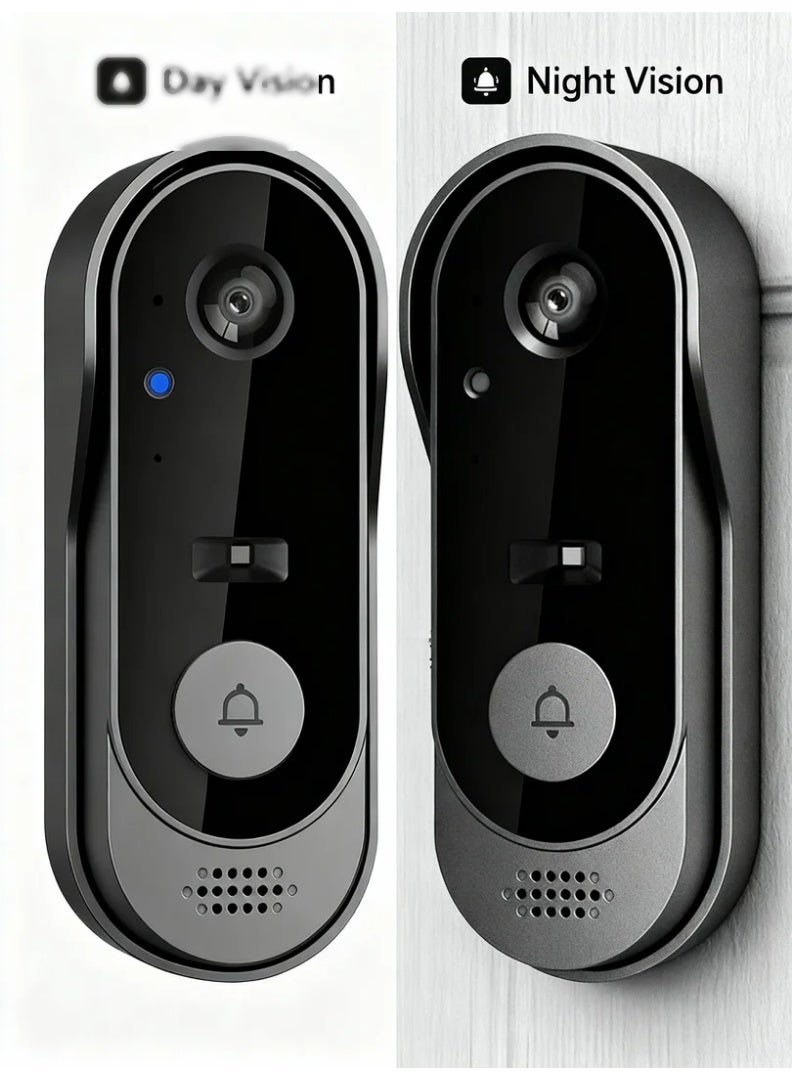 robotgcc Low-Power Smart Video Doorbell M9 with TUYA WiFi App Control | 4.3'' Display, Wide-Angle HD Camera, Two-Way Talk, Infrared Night Vision, Motion Alerts, Waterproof Housing & Cloud / Local Storage - Image 3