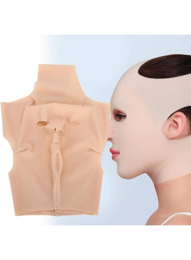 klarako Full-Face Shaping Bandage, Breathable Elastic V‑Line Lift Up Belt Shaping Double‑Chin Reducer Facial Slimming Strap, Tighten and Lift Facial Skin - Image 4