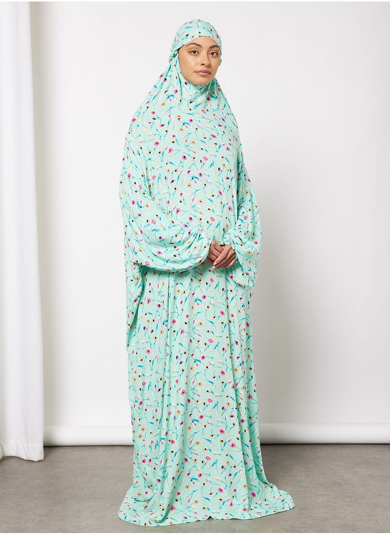 Hayat - Praying Dress With Attached Veil - Image 1