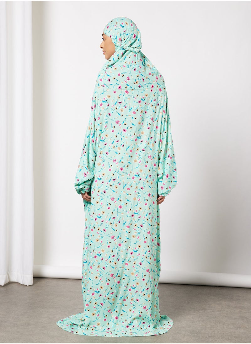 Hayat - Praying Dress With Attached Veil - Image 1
