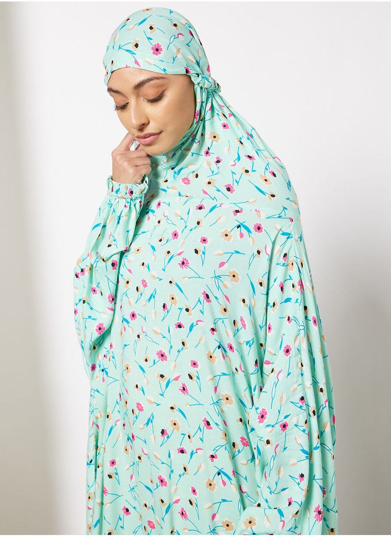Hayat - Praying Dress With Attached Veil - Image 1