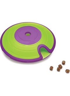 Nina Ottosson Dog Treat Maze Dog Puzzle Interactive Treat Puzzle Dog Enrichment Dog Toy Level 2 Intermediate Green