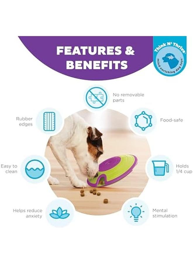 outward hound - Nina Ottosson Dog Treat Maze Dog Puzzle Interactive Treat Puzzle Dog Enrichment Dog Toy Level 2 Intermediate Green - Image 1
